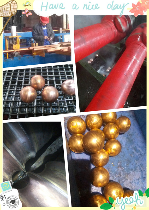 copper ball production line on skew rolling machine 