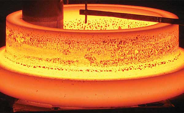 rolled ring forgings process